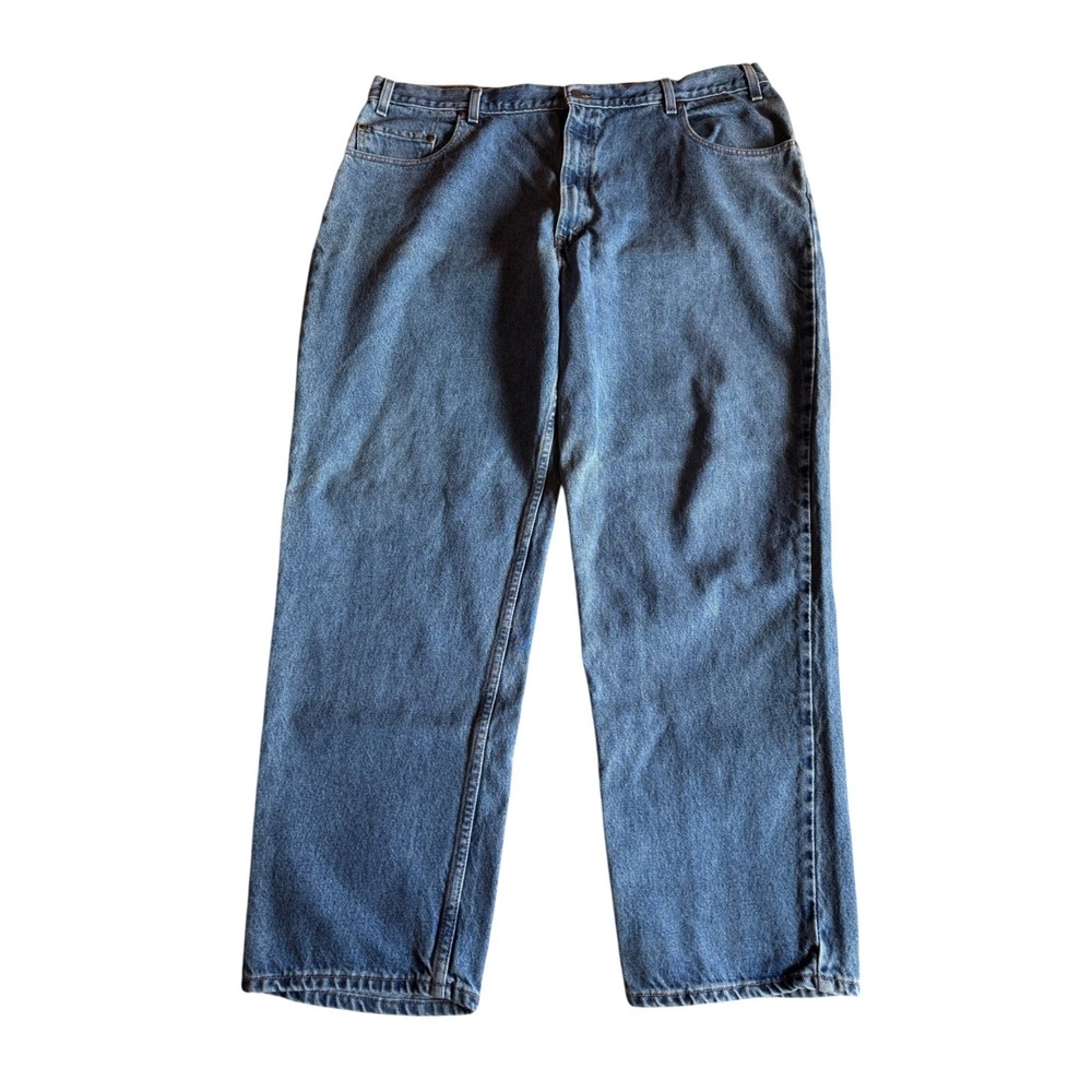 Vintage 90s Y2k Levis 545 Loose Fit Straight Leg Jeans Mens 44x32 Medium Wash